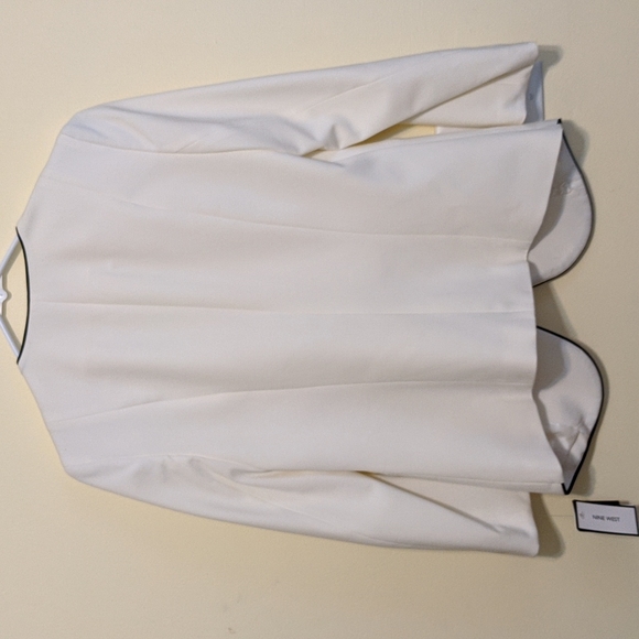 Nine West Jacket NWT Size 2 Cream and Black - Picture 2 of 7